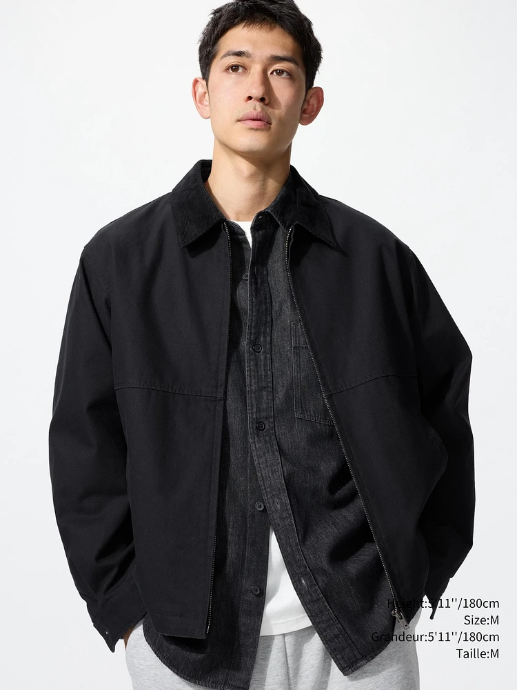 ZIP UP SHORT BLOUSON