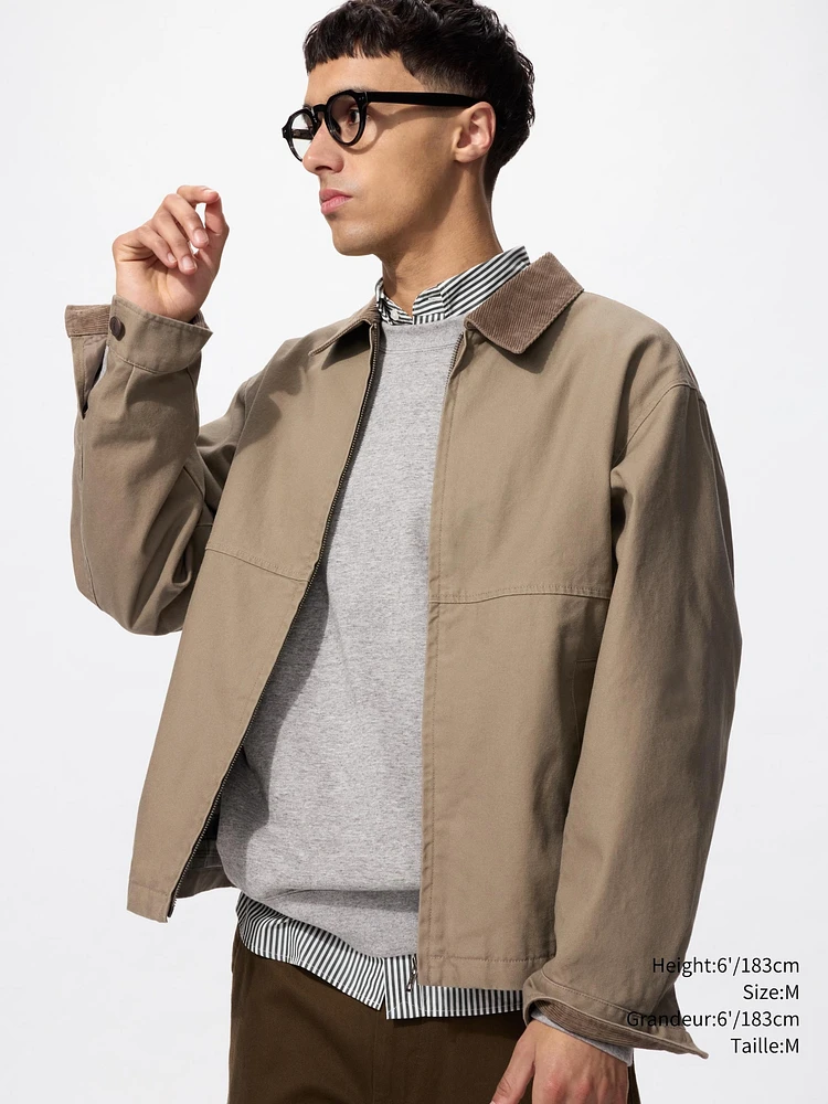 ZIP UP SHORT BLOUSON