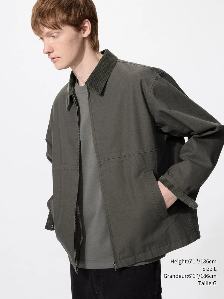 ZIP UP SHORT BLOUSON