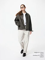 ZIP UP SHORT BLOUSON