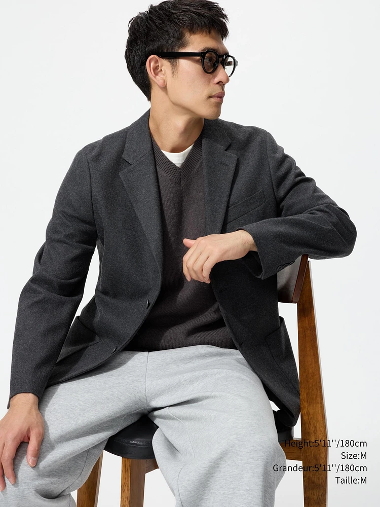 BRUSHED JERSEY JACKET