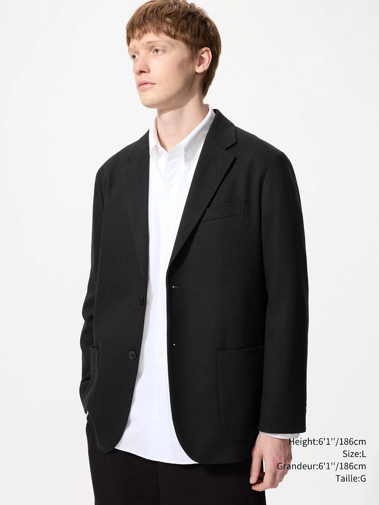 BRUSHED JERSEY JACKET