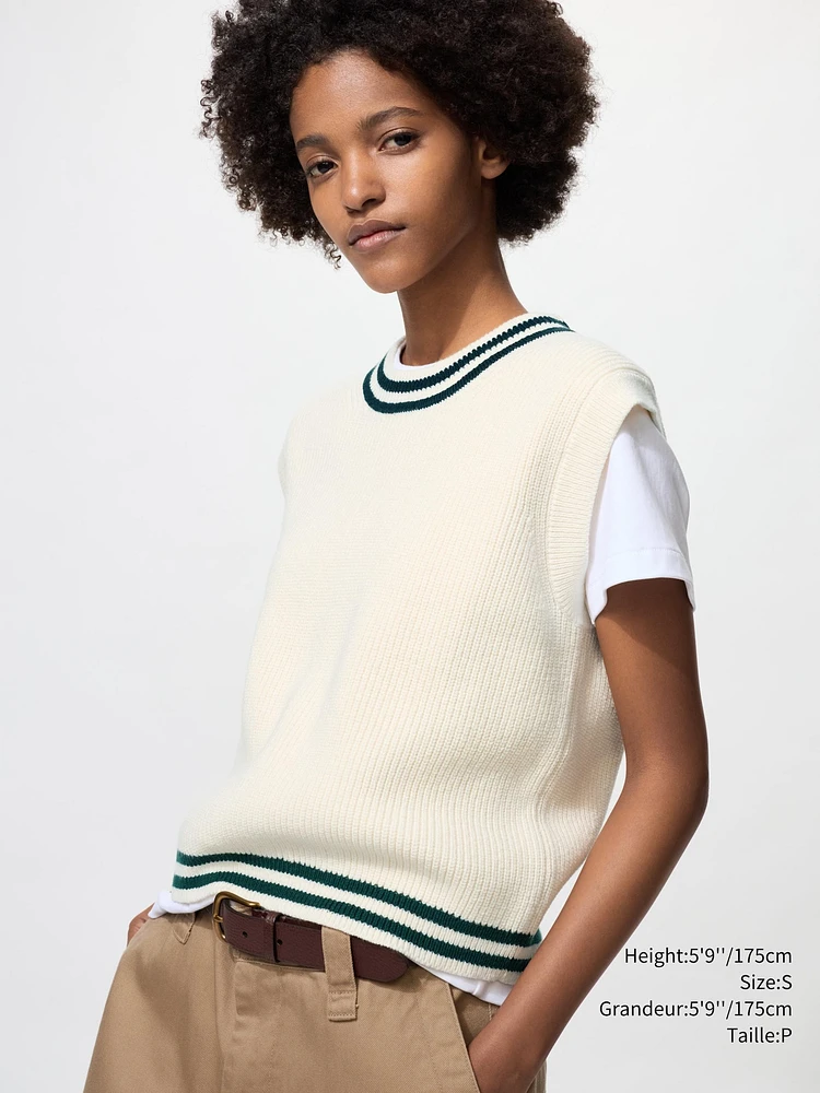 CREW NECK VEST