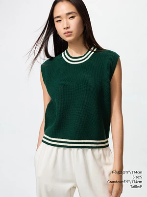 CREW NECK VEST