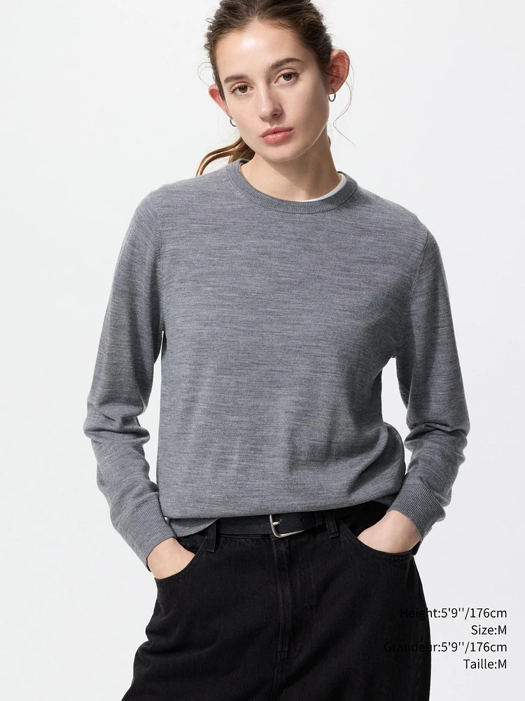 MERINO CREW NECK SWEATER