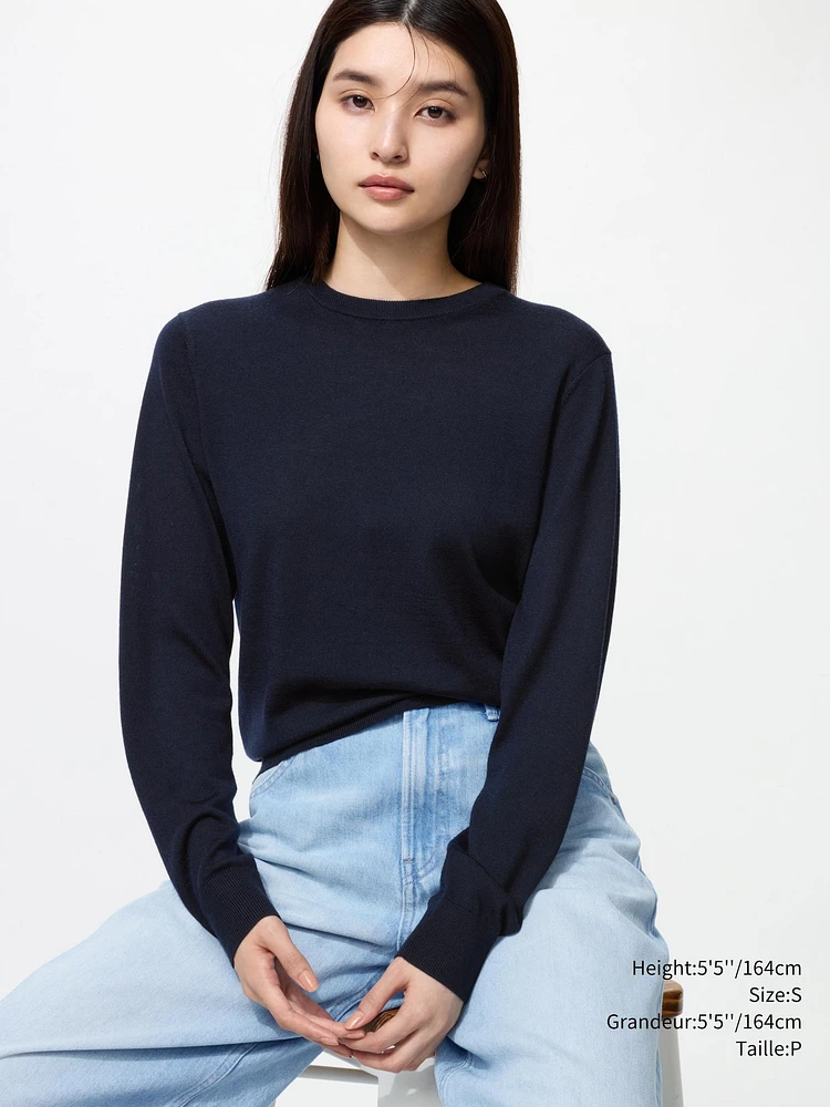 MERINO CREW NECK SWEATER