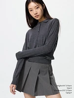 MERINO POLO SWEATER