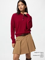MERINO POLO SWEATER