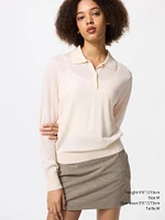 MERINO POLO SWEATER