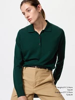 MERINO POLO SWEATER