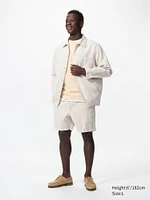 LINEN BLEND SHORTS