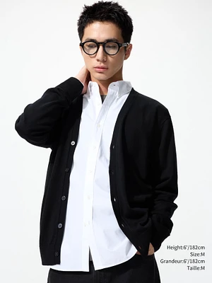 MERINO V-NECK CARDIGAN