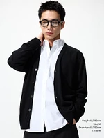MERINO V-NECK CARDIGAN