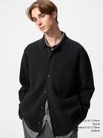 MILANO RIBBED SHIRT COLLAR CARDIGAN