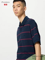 DRY PIQUE STRIPED POLO SHIRT
