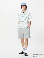 DRY PIQUE STRIPED POLO SHIRT