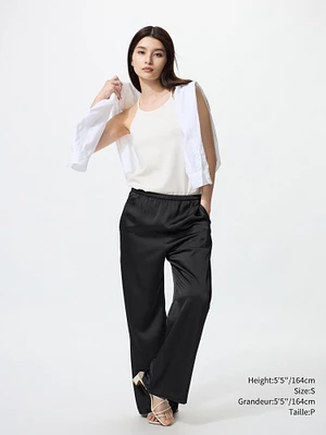 SATIN EASY PANTS