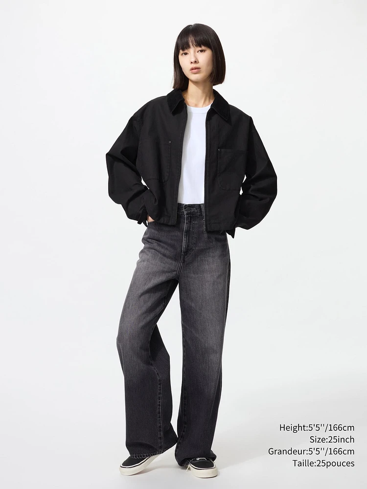 WIDE STRAIGHT JEANS