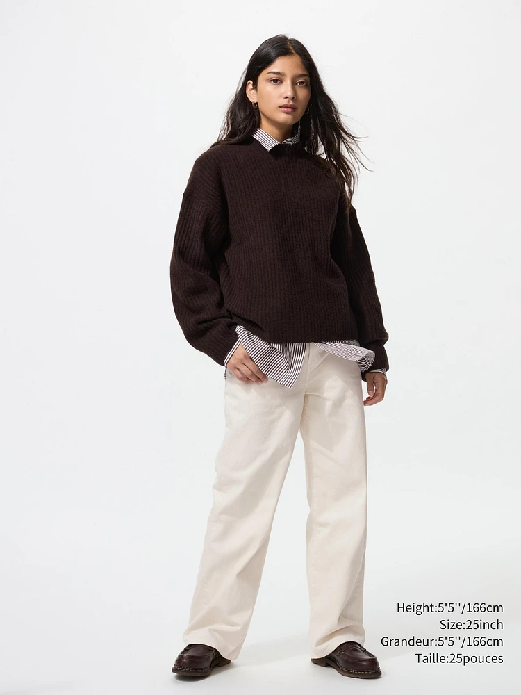 WIDE STRAIGHT JEANS