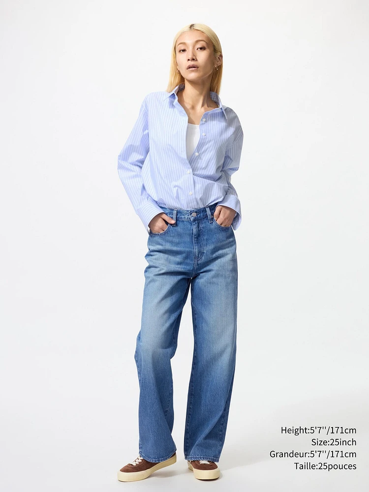 WIDE STRAIGHT JEANS