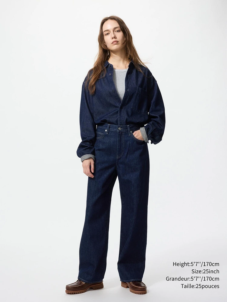 WIDE STRAIGHT JEANS