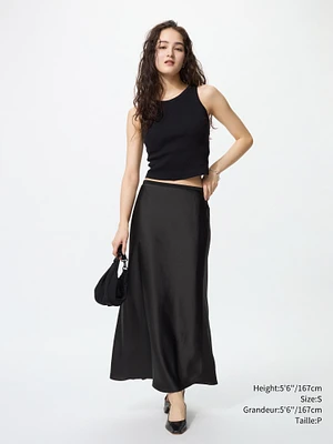SATIN SKIRT