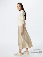 SATIN SKIRT