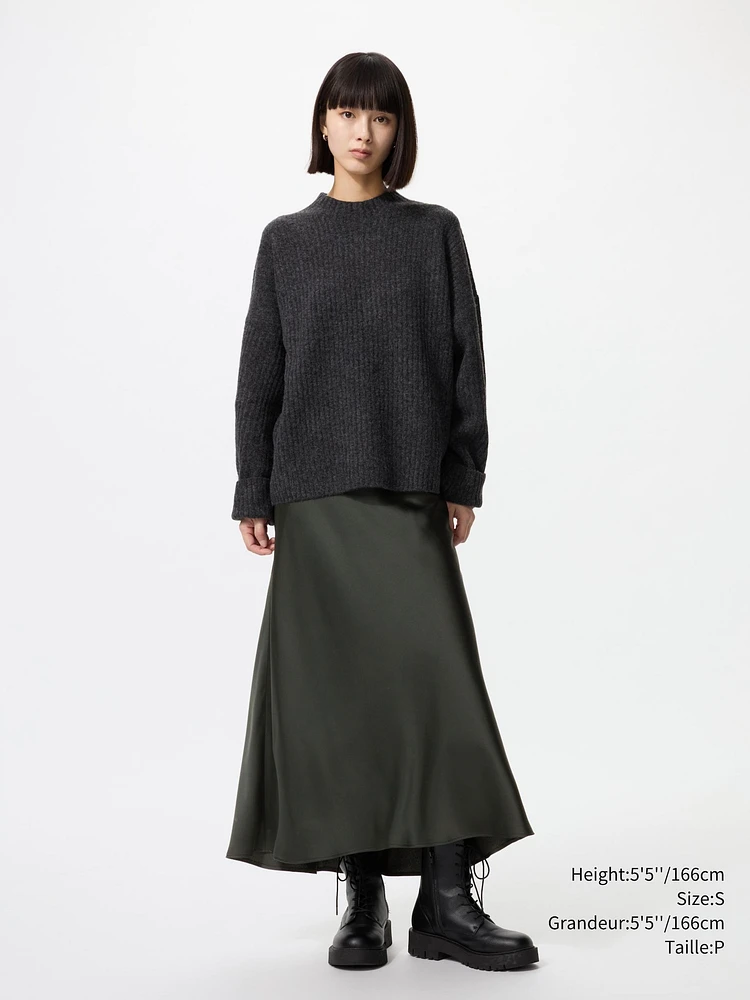 SATIN SKIRT