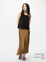 SATIN SKIRT