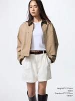 ZIP UP SHORT JACKET
