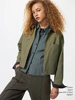 ZIP UP SHORT JACKET