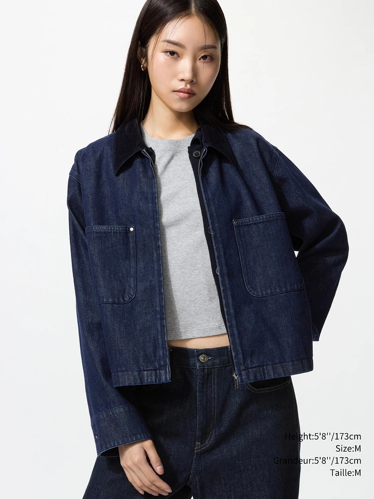 ZIP UP SHORT JACKET
