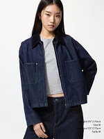 ZIP UP SHORT JACKET