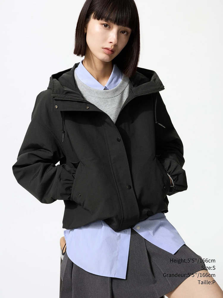 COTTON BLEND SHORT PARKA