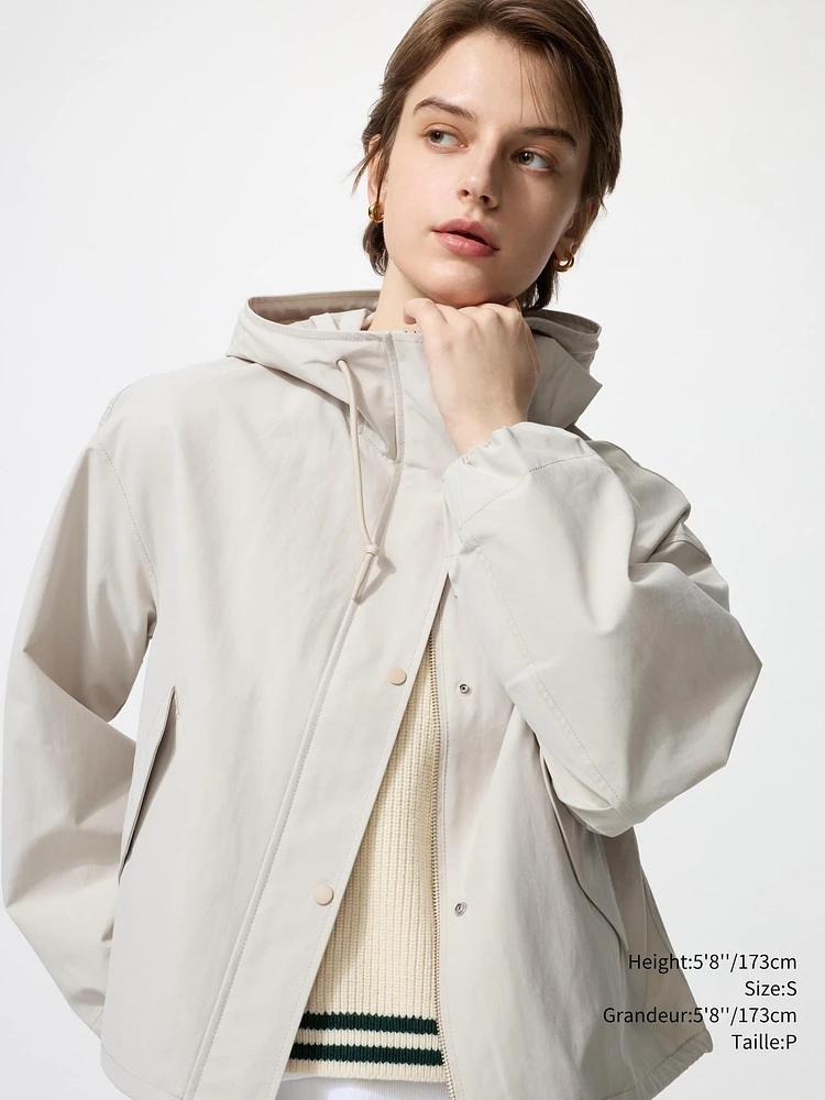 COTTON BLEND SHORT PARKA