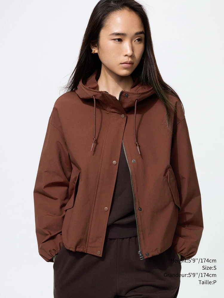 COTTON BLEND SHORT PARKA