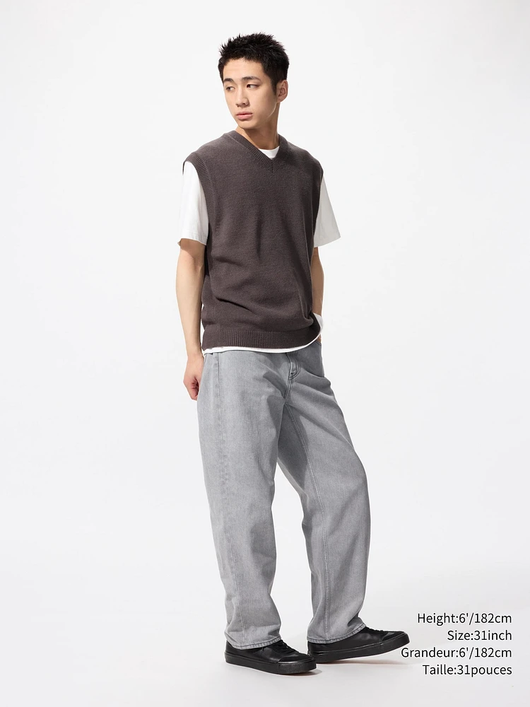 WIDE STRAIGHT JEANS