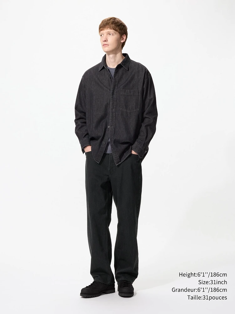 WIDE STRAIGHT JEANS