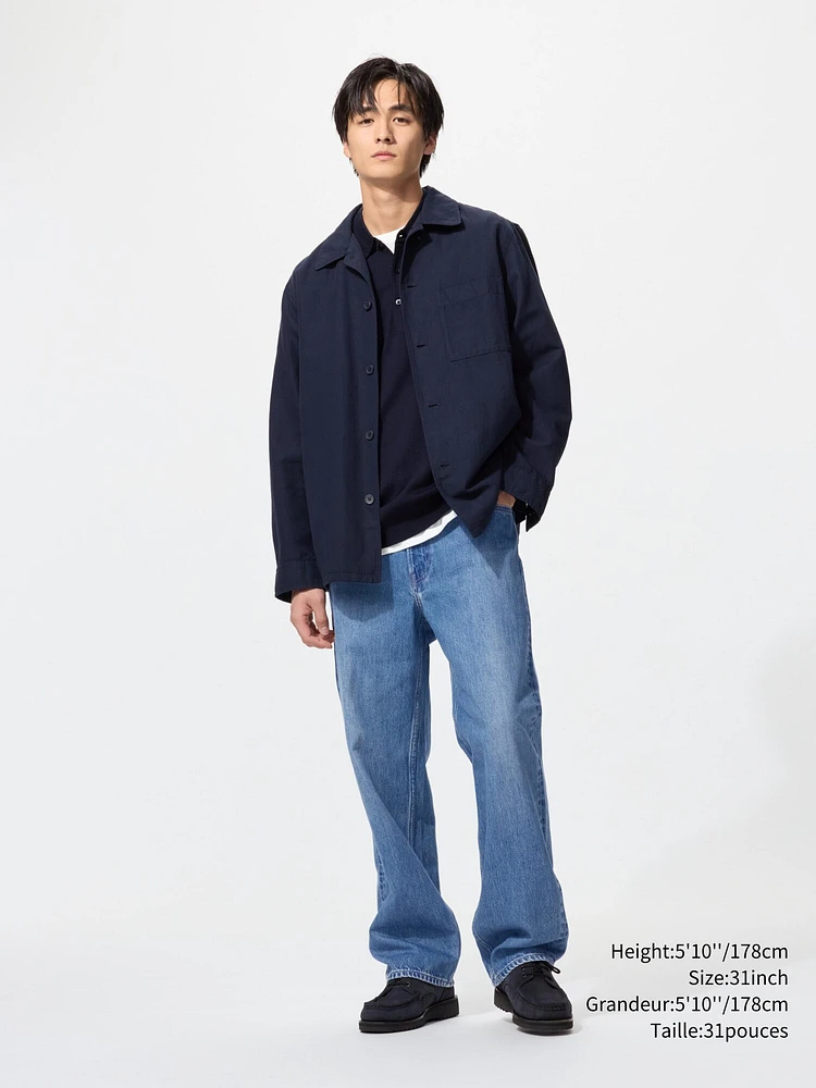 WIDE STRAIGHT JEANS
