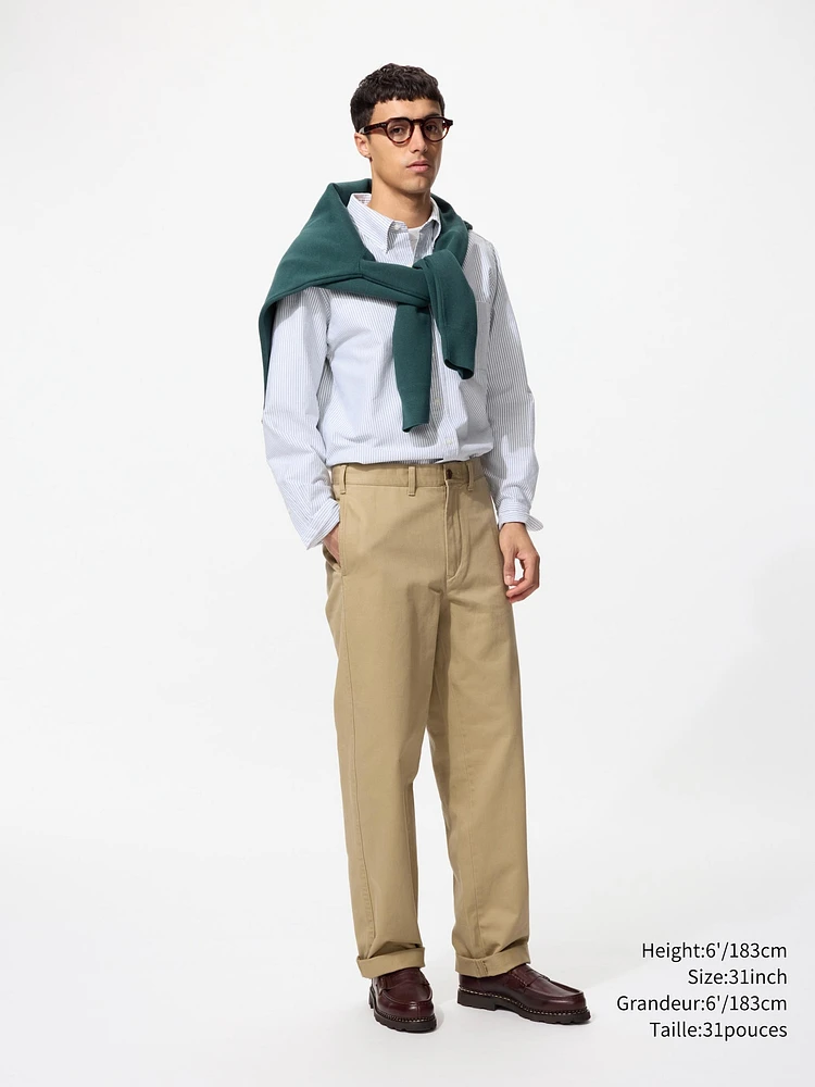 STRAIGHT CHINO PANTS