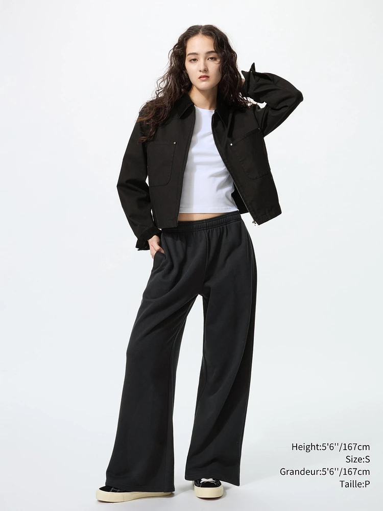 SWEAT WIDE PANTS