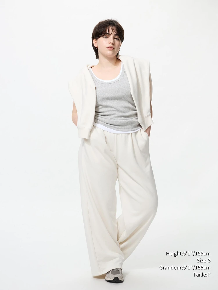 SWEAT WIDE PANTS