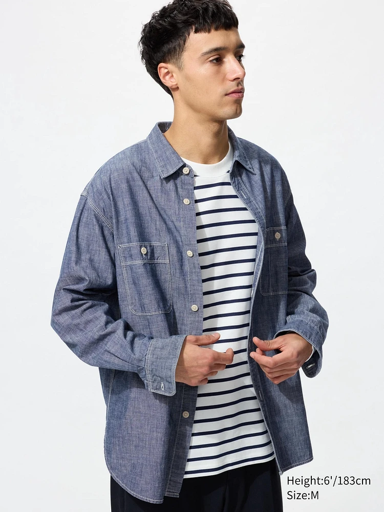 CHAMBRAY OVERSHIRT