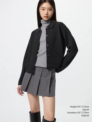 MILANO RIBBED KNITTED JACKET