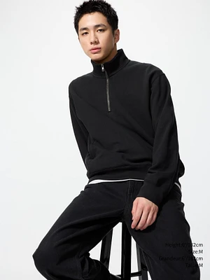 HALF-ZIP SWEATSHIRT