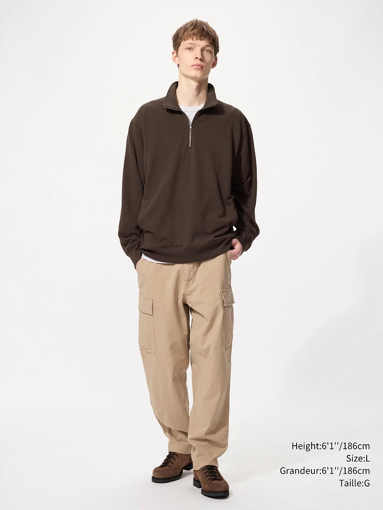 HALF-ZIP SWEATSHIRT