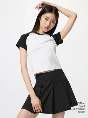 PLEATED SKORT