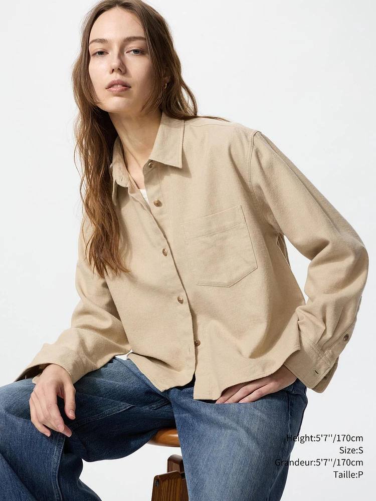 FLANNEL BOXY SHIRT