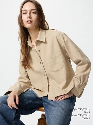 FLANNEL BOXY SHIRT