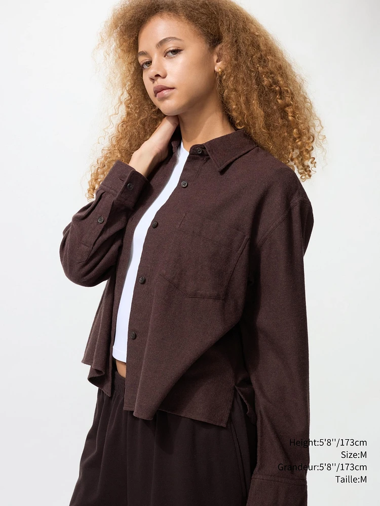 FLANNEL BOXY SHIRT